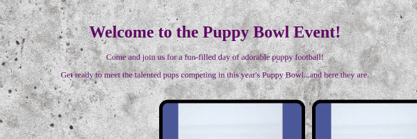 Puppy Bowl Event